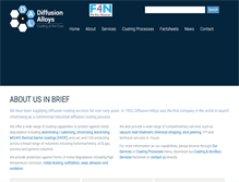 Tablet Screenshot of diffusion-alloys.com